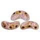 Les perles par Puca® Arcos kralen Opaque mix rose/gold ceramic look 03000/15695